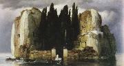 Arnold Bocklin the lsland of the dead Sweden oil painting artist
